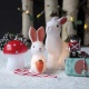 Veilleuse lapin 15 cm à piles - Rex