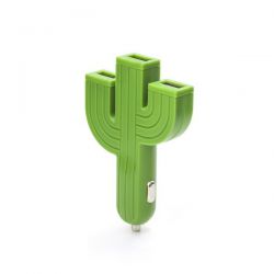 Chargeur 3 ports usb cactus