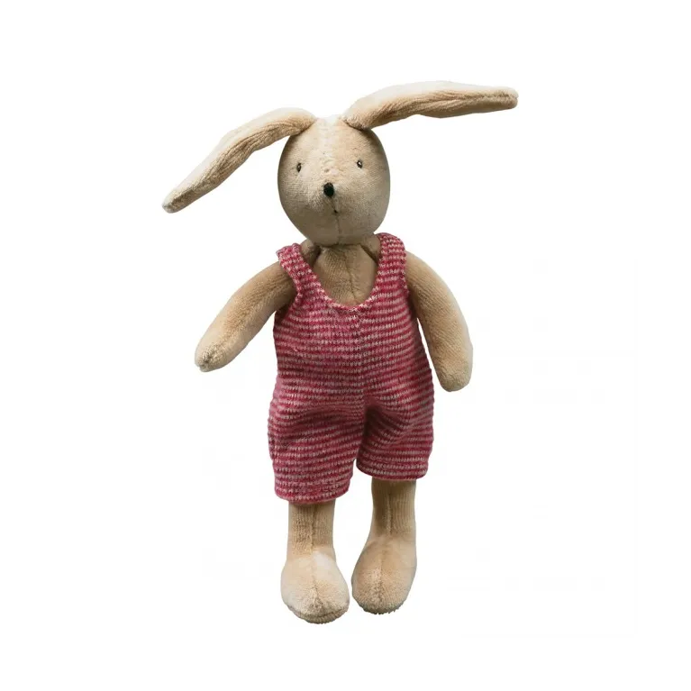 Sylvain le lapin, habit rouge et blac