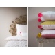 Coussin pompom dragee toscane Gabrille Paris