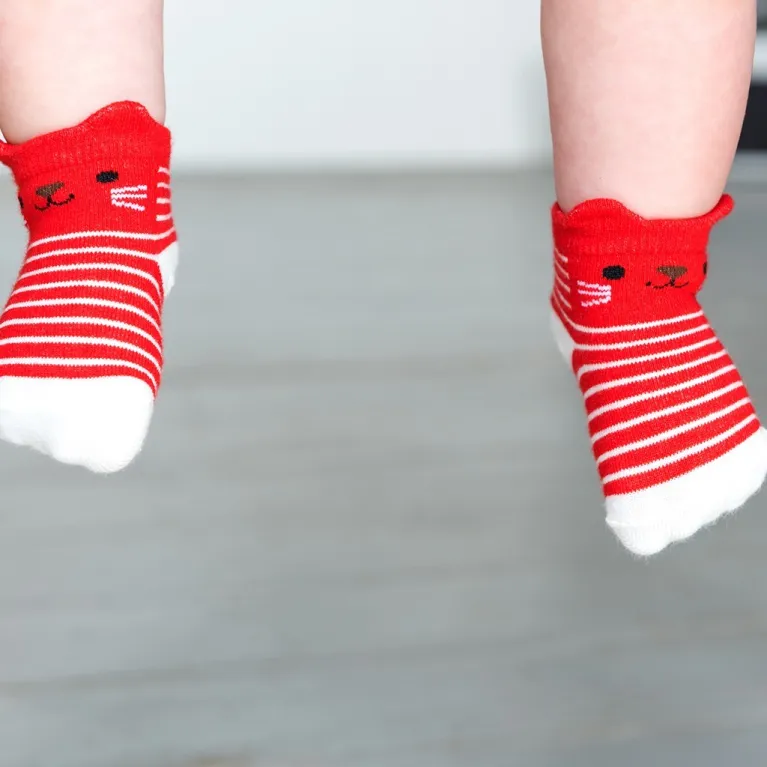 Coffret cadeau 4 chaussettes - bébé chat