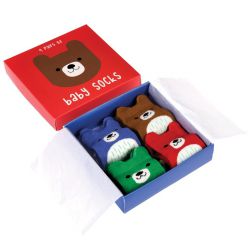 Coffret cadeau 4 chaussettes - bébé ours
