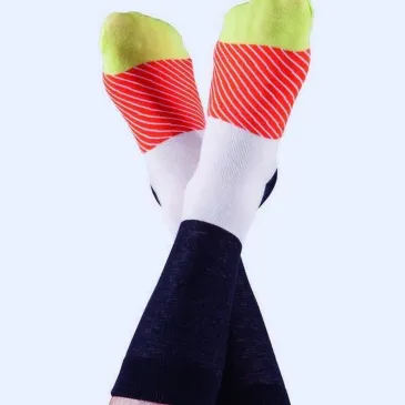 Chaussettes maki saumon