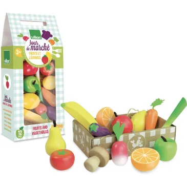Set de fruits et légumes jour de marché Vilac