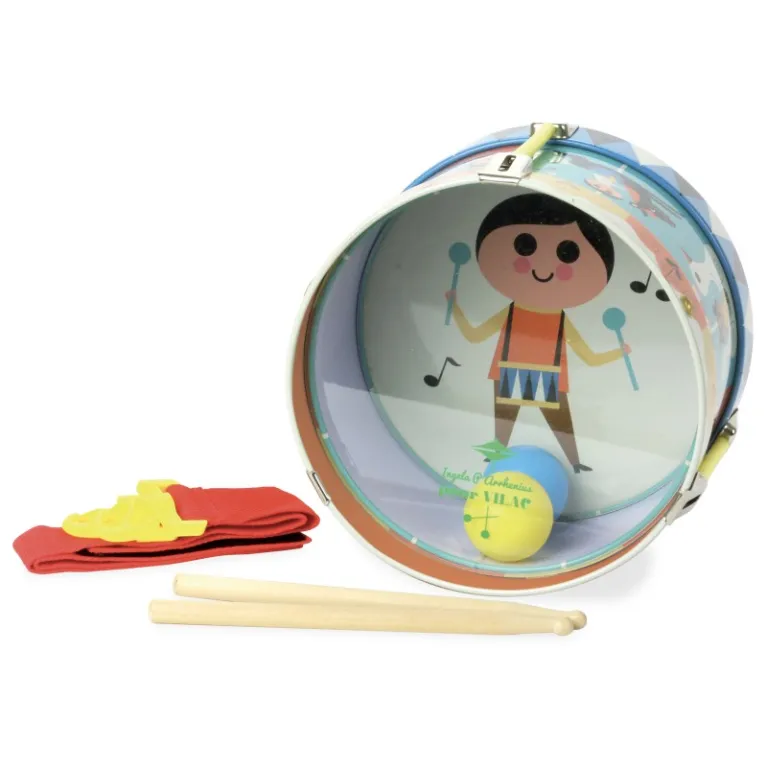 Tambour en métal par Ingela Arrhenius