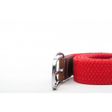 Ceinture Billybelt tressée rouge grenade