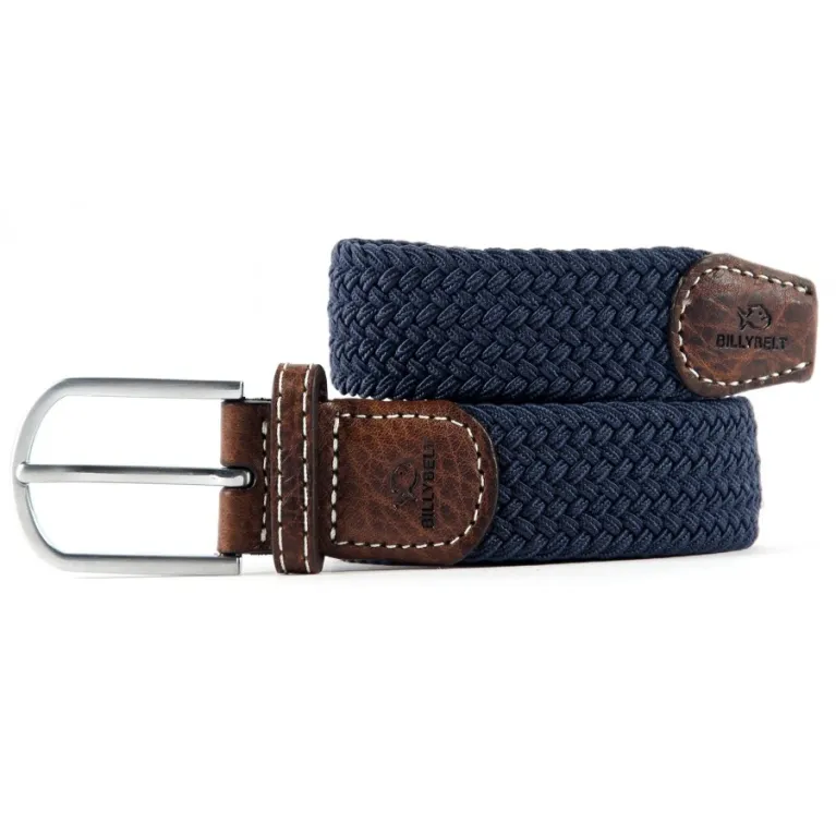 Ceinture Billybelt tressée bleu ardoise