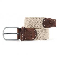 Ceinture Billybelt tressée beige sable