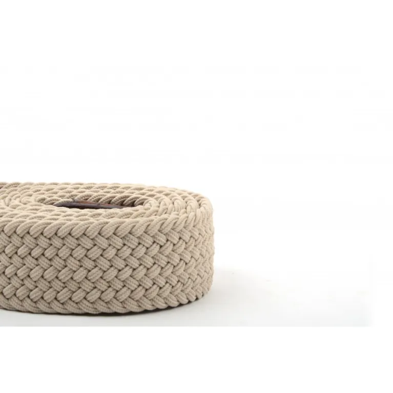 Ceinture Billybelt tressée beige sable
