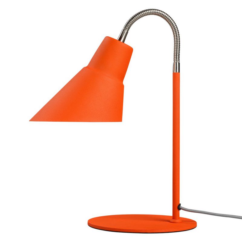 Lampe de bureau décoration Gooseneck orange