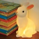 Veilleuse lapin pour décoration chambre bébé - piles -15 cm - Rex