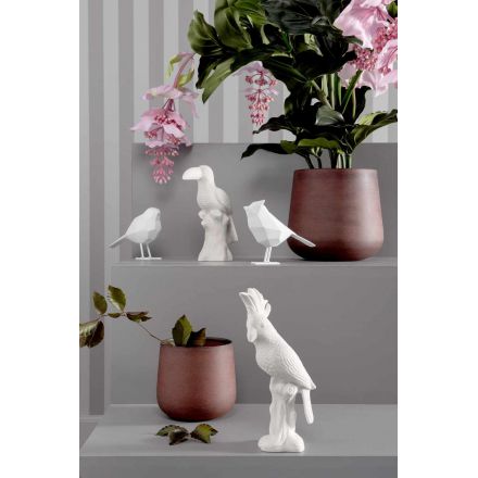 Grand pot à fleurs - Roughened - Fer rouge - 24 x 22 cm