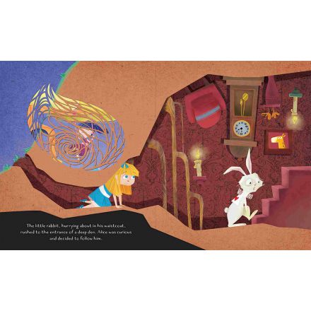 Livre découpes - Alice au pays des merveilles