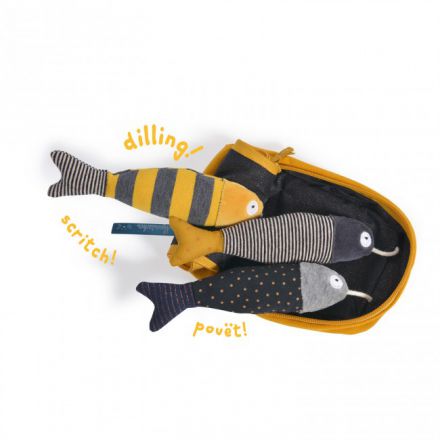 Boîte à sardines d'activités les moustaches