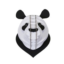 Tête de panda en carton