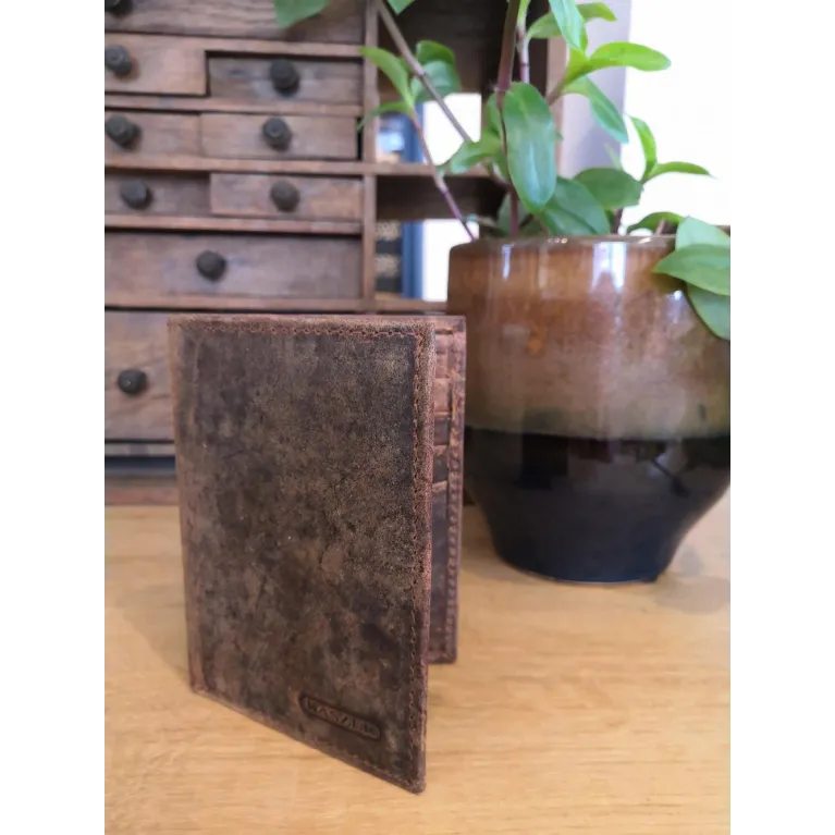 Porte cartes en cuir - Oregon - 11 x 8 cm