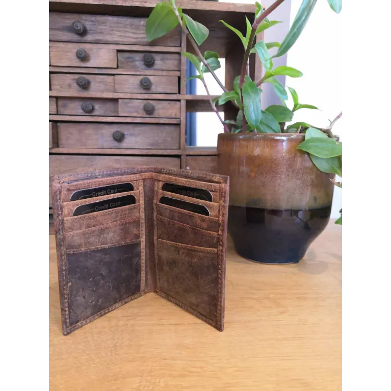 Porte cartes en cuir - Oregon - 11 x 8 cm