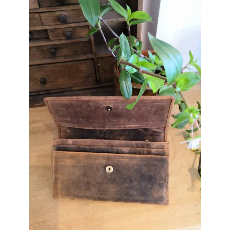 Portefeuille en cuir - Oregon - 18.5 x 10 cm