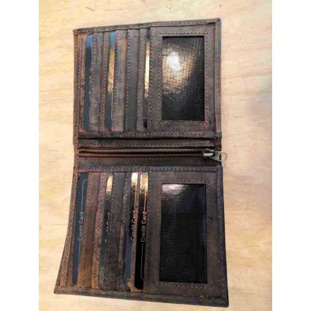 Porte feuille oregon en cuir 12.5 x 11 cm