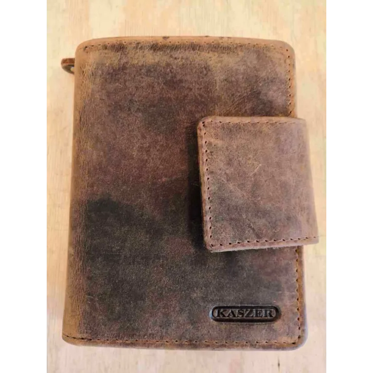 Porte feuille Oregon en cuir 14 X 9.5 cm