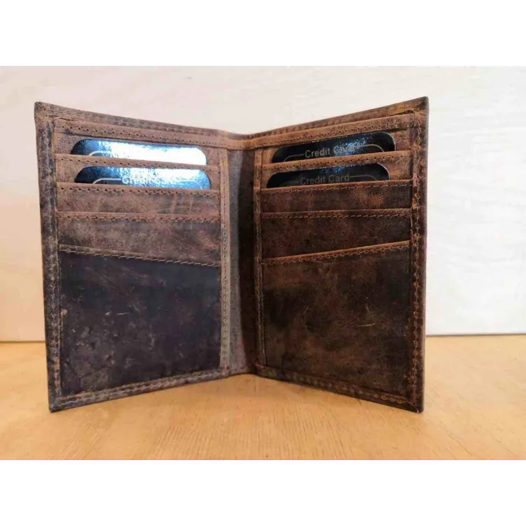 Porte cartes en cuir - Oregon - 11 x 8 cm