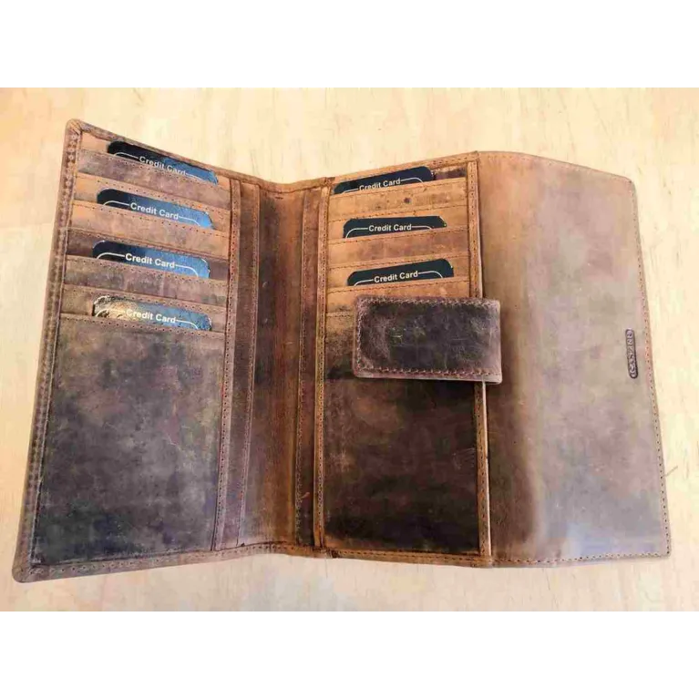 Porte cartes en cuir - Oregon - 11 x 8 cm