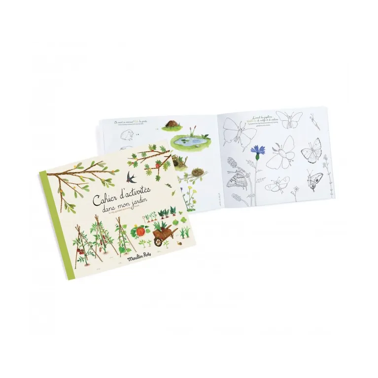 Cahier d'activités - Dans mon jardin Moulin Roty - 36 pages