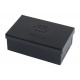 Boîte à savon 9 x 5,5 x 3 cm rectangulaire noire Redecker