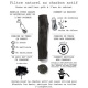 Charbon actif filtre pour eau Black Blum