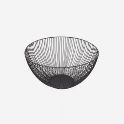 Panier noir - Point virgule - 25 x 14 cm