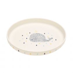 Assiette Baleine - Little water baleine - Lassig - Polypropylène, cellulose