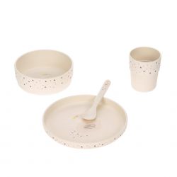 Coffret vaisselle PP/Cellulose cygne - My little water cygne - Lassig