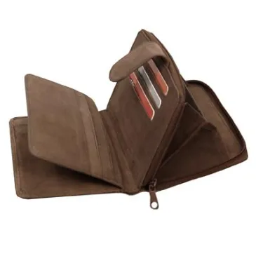 Porte feuille Oregon en cuir 14 X 9.5 cm