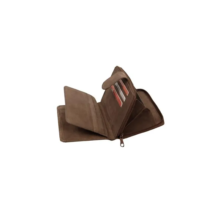 Porte feuille Oregon en cuir 14 X 9.5 cm