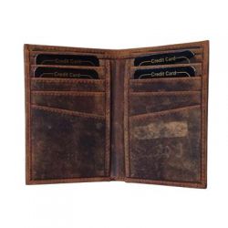 Porte-cartes en cuir - Oregon - 11 x 8 cm