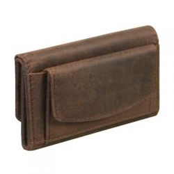 Porte cartes - Porte monnaie en cuir - Oregon - 9.5 x 7 cm