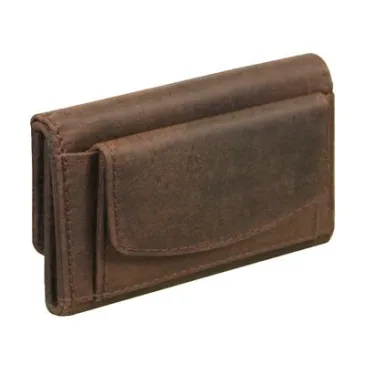 Porte cartes - Porte monnaie en cuir - Oregon - 9.5 x 7 cm