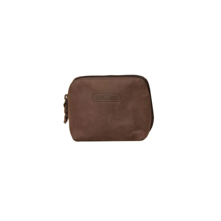 Petite trousse en cuir - Oregon - 10 x 11.5 x 6 cm