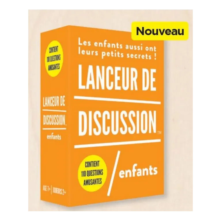 Lanceur de discussion - enfants