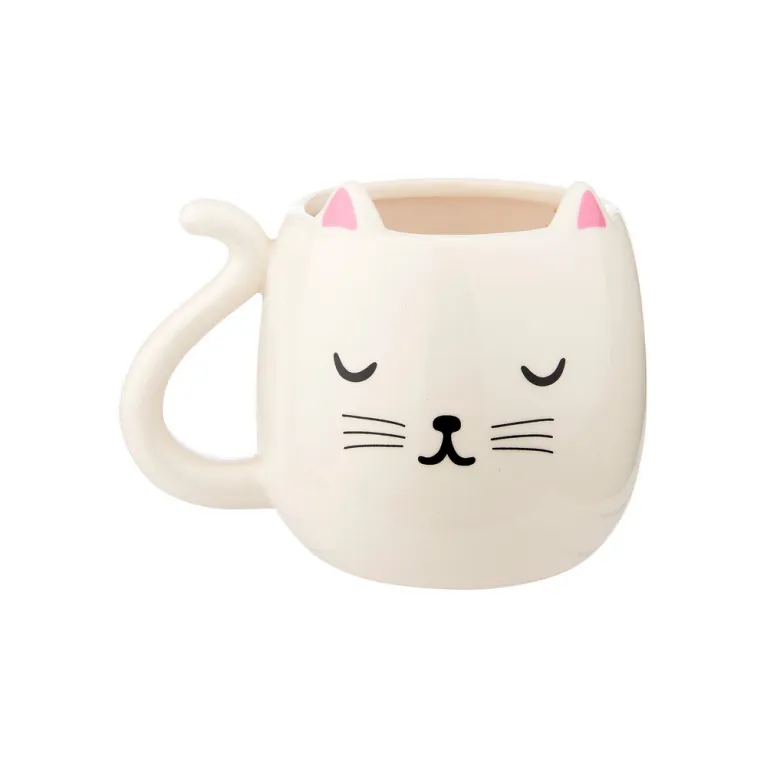 Mug blanc - Chat qui dort