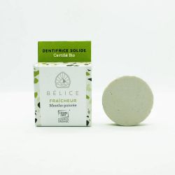Dentifrice bio solide Bélice à la menthe poivrée