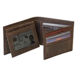Portefeuille en cuir - homme et femme Oregon - 9 X 11.5 cm