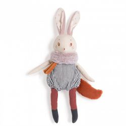 Peluche Grand Lapin Plume - Moulin Roty