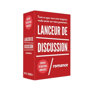 Jeu "lanceur de discussion - romance"