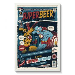 Affiche Gallodrome - Superbeer versus captain mousse