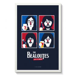Affiche Gallodrome - The bealoutes let it beer - Gal04