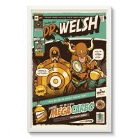 Affiche Gallodrome - Dr Welsh versus mega carbo - GAL09