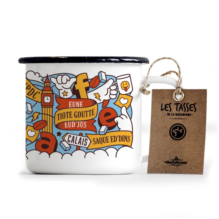 Tasse Gallodrome - Pop Nord - Un tiot café