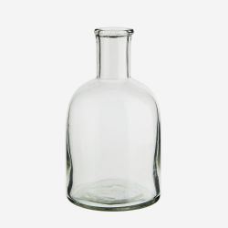 Petit vase bouteille en verre 