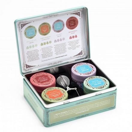 Coffret Maison bourgeon - Bien-être - Melon mangue ananas - menthe réglise citron - Miel menthe citron - Pêche citron 